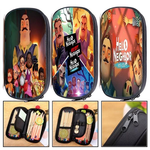 cosmetic bags & cases game hello neighbor 2 pencil pouch kids cartoon bag children school supplies case student stationery storage
cosmetic bags & cases game hello neighbor 2 pencil pouch kids cartoon bag children school supplies case student stationery storage