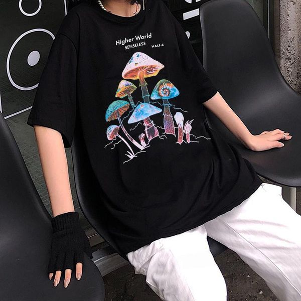 gothic harajuku colorful mushroom print t-shirt street casual streetwear pullover female fashion women's, White
gothic harajuku colorful mushroom print t-shirt street casual streetwear pullover female fashion women's, White
