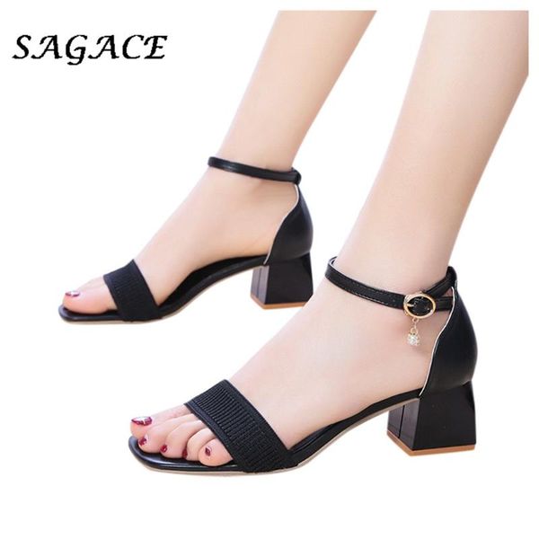 dress shoes sagace pvc women leather buckle sandals open toe square heels beach summer ladies high casual, Black
dress shoes sagace pvc women leather buckle sandals open toe square heels beach summer ladies high casual, Black