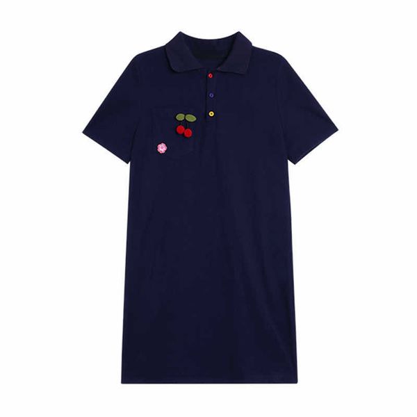 perhaps u navy turn down collar polo shirt dress pocket short mini dress 3d cherry flower d1326 210529, Black;gray
perhaps u navy turn down collar polo shirt dress pocket short mini dress 3d cherry flower d1326 210529, Black;gray