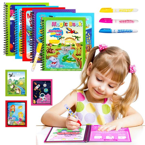 Montessori Toys Reusable Coloring Book Magic Water Drawing Book Sensory Early Education Toys for Kids Birthday Gift
Montessori Toys Reusable Coloring Book Magic Water Drawing Book Sensory Early Education Toys for Kids Birthday Gift