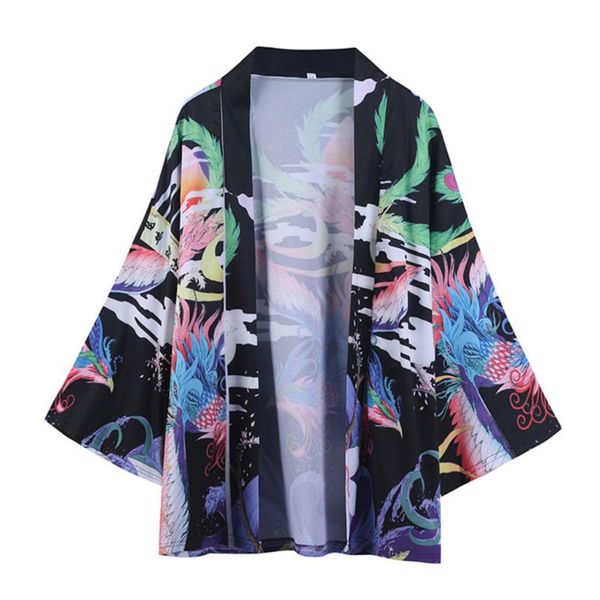 summer japanese kimono cardigan seven-point sleeves fashion robe thin leisure jacket#g35 men's casual shirts, White;black
summer japanese kimono cardigan seven-point sleeves fashion robe thin leisure jacket#g35 men's casual shirts, White;black