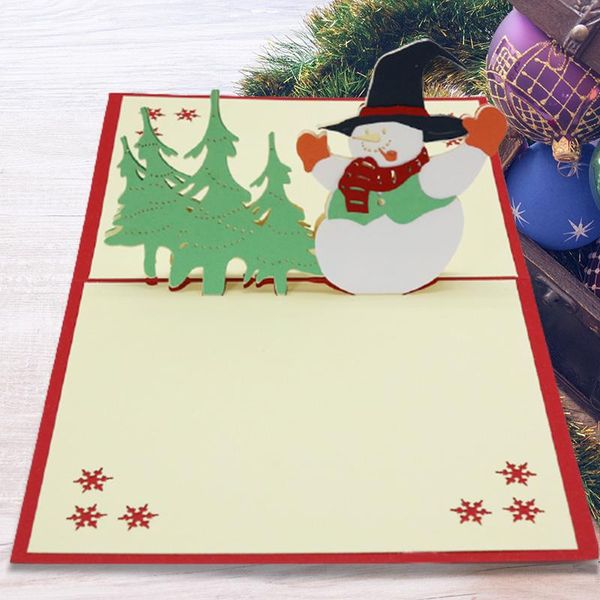 greeting cards 1/2/5pcs 3d christmas tree snowman up card invitation gift thank you postcards with envelop
greeting cards 1/2/5pcs 3d christmas tree snowman up card invitation gift thank you postcards with envelop