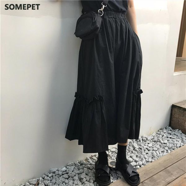 womens skirt vintage clothes long skirts black harajuku summer high waist streetwear fashion flowy spring elastic chiffon
womens skirt vintage clothes long skirts black harajuku summer high waist streetwear fashion flowy spring elastic chiffon