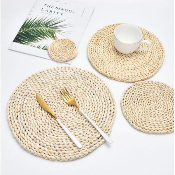 mats & pads fashion round rattan coasters bowl pad handmade insulation placemats table padding cup kitchen decoration accessories
mats & pads fashion round rattan coasters bowl pad handmade insulation placemats table padding cup kitchen decoration accessories