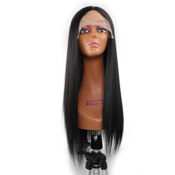 meepo 24inches long straight hair wigs synthetic lace front wig natural black color middle part heat resistant fiber for women
meepo 24inches long straight hair wigs synthetic lace front wig natural black color middle part heat resistant fiber for women