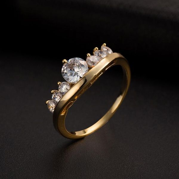 wedding rings fashion exquisite gold color crown crystal rhinestone ring for women engagement party jewelry, Slivery;golden
wedding rings fashion exquisite gold color crown crystal rhinestone ring for women engagement party jewelry, Slivery;golden