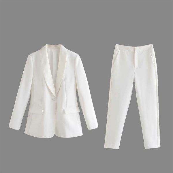 women's two piece pants puwd casual women solid white single button suits 2021 summer fashion ladies vintage girls streetwear sets
women's two piece pants puwd casual women solid white single button suits 2021 summer fashion ladies vintage girls streetwear sets