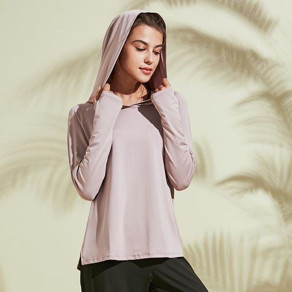 yoga outfit hooded training running t shirt loose fitness clothing gym female breathable quick-dry long sleeve tees the
yoga outfit hooded training running t shirt loose fitness clothing gym female breathable quick-dry long sleeve tees the