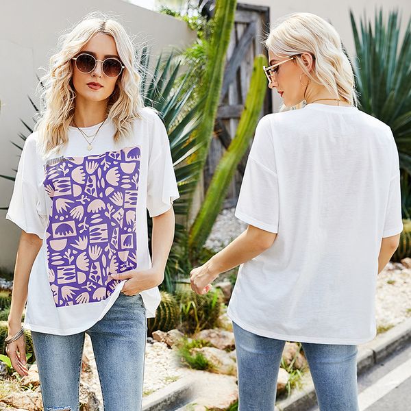 ins summer fashion new pullover round neck thin t-shirt loose white short sleeve printed street fashion imitation cotton bottoming shirt, White;black
ins summer fashion new pullover round neck thin t-shirt loose white short sleeve printed street fashion imitation cotton bottoming shirt, White;black