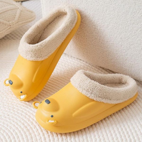 slippers women winter waterproof warm plush home cotton shoes bear non-slip casual indoor bedroom flats women's slide, Black
slippers women winter waterproof warm plush home cotton shoes bear non-slip casual indoor bedroom flats women's slide, Black
