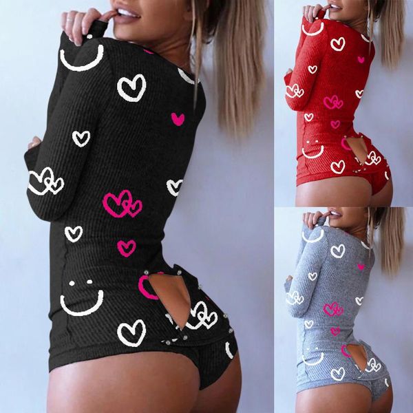 women print long sleeve nightwear jumpsuit bodysuit playsuit romper keep warm winter washable reusable #t1g women's pants & capris, Black;white
women print long sleeve nightwear jumpsuit bodysuit playsuit romper keep warm winter washable reusable #t1g women's pants & capris, Black;white