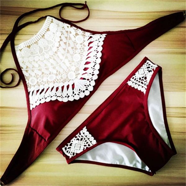 ms swimsuit fashion bikini lace swimsuit, White;black