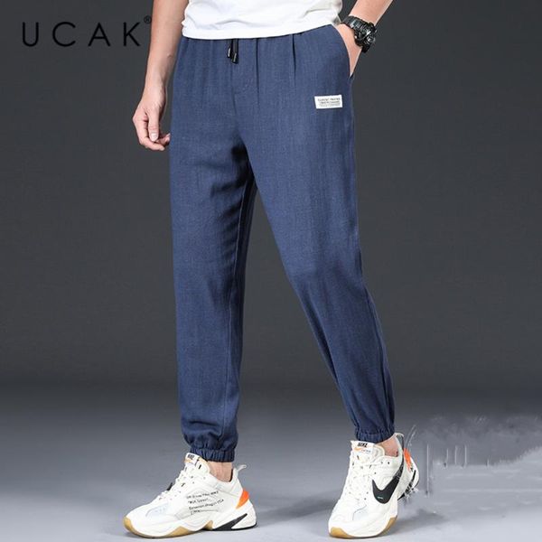 men's pants ucak brand streetwear solid color casual spring summer fashion mens straight pant men line soft trousers plus size u2079, Black
men's pants ucak brand streetwear solid color casual spring summer fashion mens straight pant men line soft trousers plus size u2079, Black