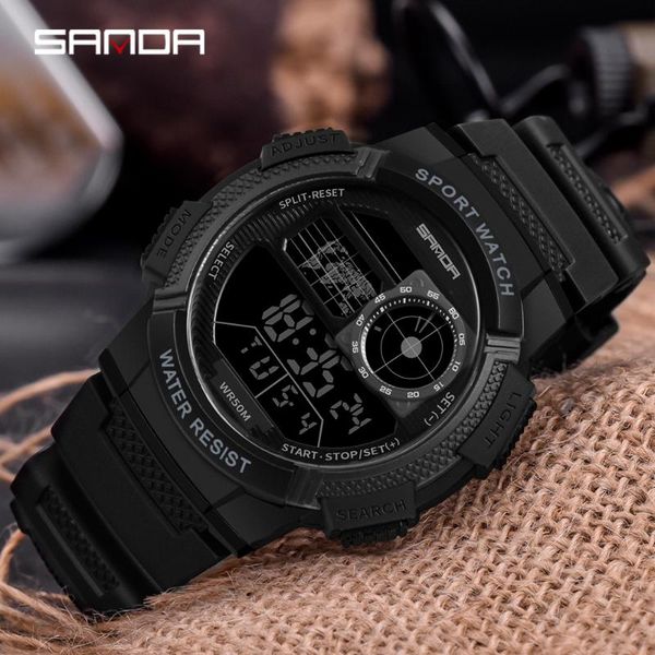 wristwatches sanda fashion mens sports watches led digital clock waterproof 50m casual electronic chronograph relogio masculino, Slivery;brown
wristwatches sanda fashion mens sports watches led digital clock waterproof 50m casual electronic chronograph relogio masculino, Slivery;brown