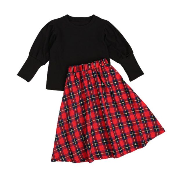 clothing sets imcute autumn girl suit baby long sleeve + plaid skirt classic round neck loose spring, White
clothing sets imcute autumn girl suit baby long sleeve + plaid skirt classic round neck loose spring, White
