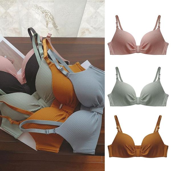 bras comfort intimates female underwear wireless brassiere cotton bra bralette for women push up lingerie soft, Red;black
bras comfort intimates female underwear wireless brassiere cotton bra bralette for women push up lingerie soft, Red;black