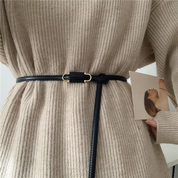 belts artistic temperament knotted non-hole female soft leather versatile fashion with sweater jeans belt decoration punch-free, Black;brown
belts artistic temperament knotted non-hole female soft leather versatile fashion with sweater jeans belt decoration punch-free, Black;brown