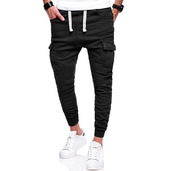 men's pants casual high street brand clothing elastic sweatpants male trousers joggers leggings pencil m-5xl wzch, Black
men's pants casual high street brand clothing elastic sweatpants male trousers joggers leggings pencil m-5xl wzch, Black