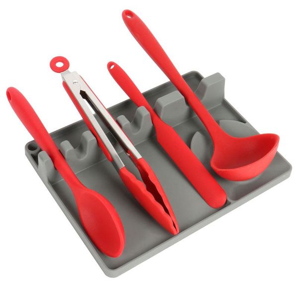 mats & pads food grade silicone kitchen spoon holders fork spatula rack shelf organizer rest chopsticks holder non-slip spoons pad
mats & pads food grade silicone kitchen spoon holders fork spatula rack shelf organizer rest chopsticks holder non-slip spoons pad