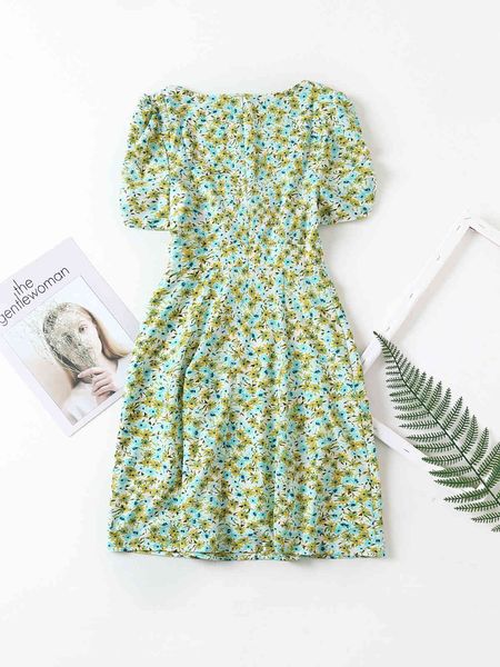 skirts summer floral daisy v-neck bubble sleeve the foreign spirit fairy dresses with a waist and lantern sleeves female, Black
skirts summer floral daisy v-neck bubble sleeve the foreign spirit fairy dresses with a waist and lantern sleeves female, Black