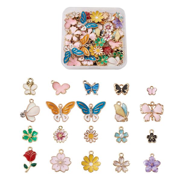 1 box alloy enamel frog flower butterfly alphabet shape charms for women earrings pendents diy jewelry accessories, Bronze;silver
1 box alloy enamel frog flower butterfly alphabet shape charms for women earrings pendents diy jewelry accessories, Bronze;silver