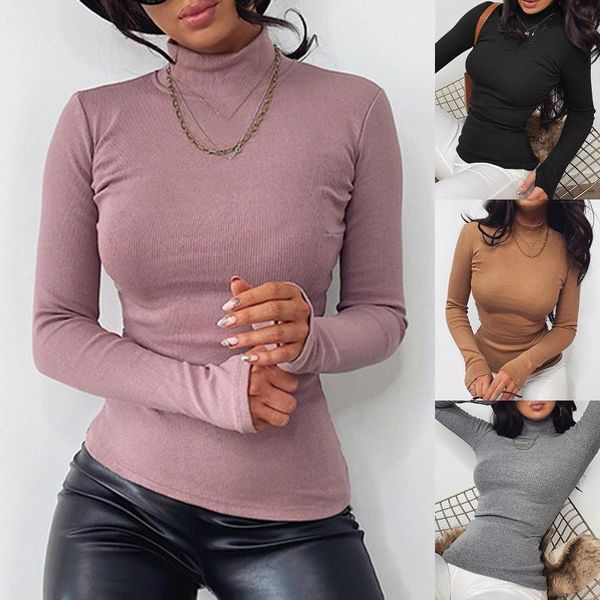 women's t-shirt fashion woman t shirt casual long sleeve autumn spring women tshirt style solid color clothing, White
women's t-shirt fashion woman t shirt casual long sleeve autumn spring women tshirt style solid color clothing, White