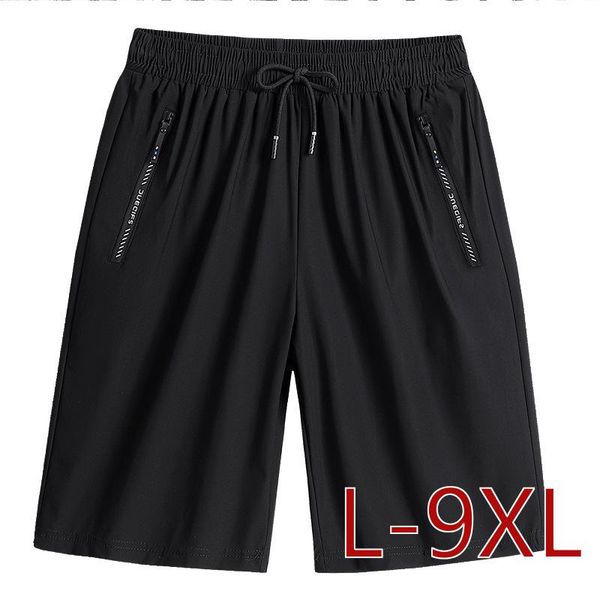 men's shorts ice sports summer thin loose fit extra large fat five point casual pants, White;black
men's shorts ice sports summer thin loose fit extra large fat five point casual pants, White;black