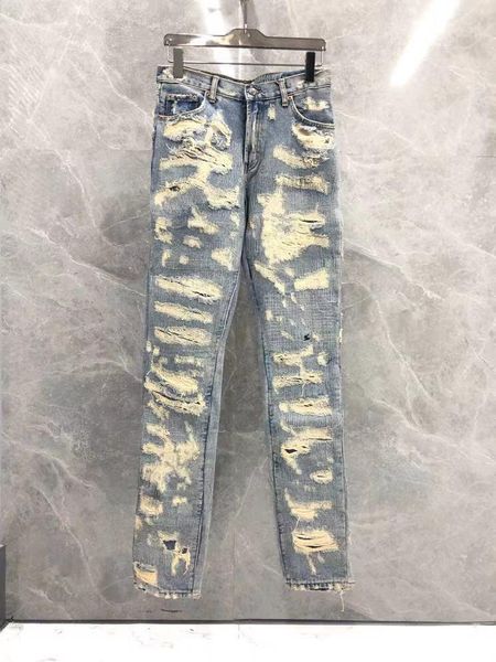 men's jeans sr08420 fashion 2021 runway luxury european design party style clothing, Blue
men's jeans sr08420 fashion 2021 runway luxury european design party style clothing, Blue