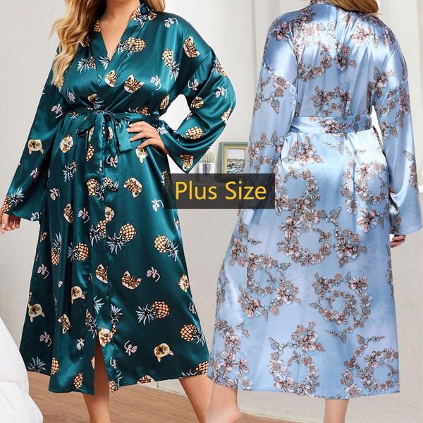 women's sleepwear silk robe sleep suit womens floral pajamas gown set nighties wear pijama home nightwear plus size nightdress&robe pri, Black;red
women's sleepwear silk robe sleep suit womens floral pajamas gown set nighties wear pijama home nightwear plus size nightdress&robe pri, Black;red