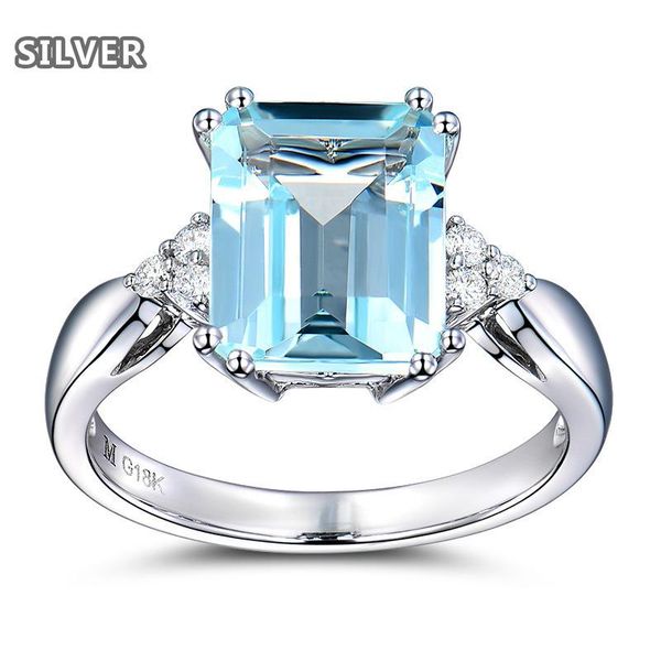 cluster rings colorful zircon jewelry ring women's engagement big blue crystal stone wedding, Golden;silver
cluster rings colorful zircon jewelry ring women's engagement big blue crystal stone wedding, Golden;silver