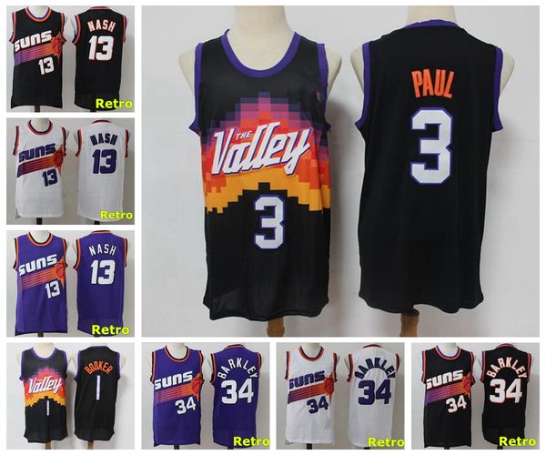 devin 1 booker steve 13 nash chris 3 paul 34 barkley jersey ncaa 2021 basketball jerseys mesh retro purple white black color with logo stitc, Black;red
devin 1 booker steve 13 nash chris 3 paul 34 barkley jersey ncaa 2021 basketball jerseys mesh retro purple white black color with logo stitc, Black;red