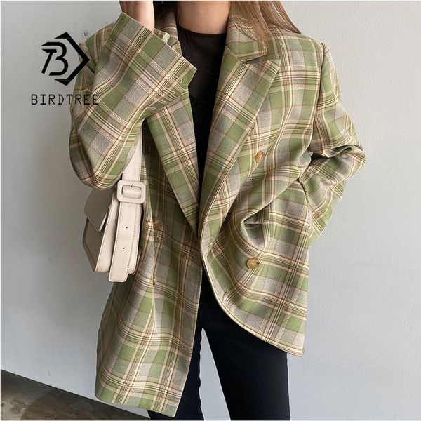autumn spring blazer jackets for women double breasted plaid loose long sleeves suit blazer female outwear s0d11c 210419, White
autumn spring blazer jackets for women double breasted plaid loose long sleeves suit blazer female outwear s0d11c 210419, White