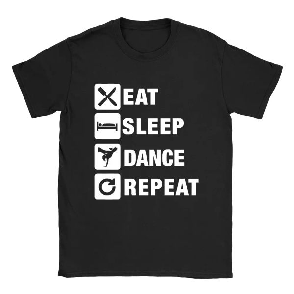 eat sleep dance repeat mens t-shirt ballet modern hip hop street gift present, White;black
eat sleep dance repeat mens t-shirt ballet modern hip hop street gift present, White;black