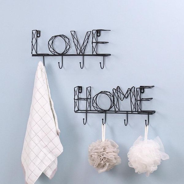 creative storage hook household bedroom living room wall decoration iron letter rack coat racks pendant hooks & rails
creative storage hook household bedroom living room wall decoration iron letter rack coat racks pendant hooks & rails