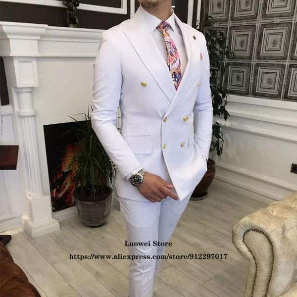 men's suits & blazers mens slim fashion white wedding groom 3 piece set classic tuxedo formal business blazer costume homme jacket+vest, White;black
men's suits & blazers mens slim fashion white wedding groom 3 piece set classic tuxedo formal business blazer costume homme jacket+vest, White;black