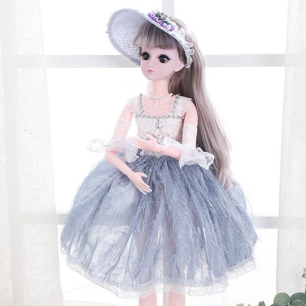 60cm fashion girl doll toy clothes and shoes simul plastic joint diy big princess doll queen set girl birthday gift
60cm fashion girl doll toy clothes and shoes simul plastic joint diy big princess doll queen set girl birthday gift