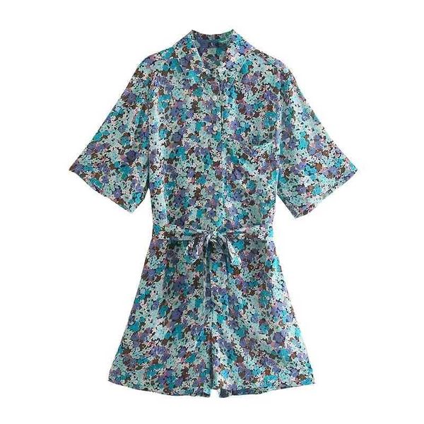 fashion floral short sleeve playsuits women summer turn down collar printed rompers vintage wide leg jumpsuits shorts with sash 210525, Black;white
fashion floral short sleeve playsuits women summer turn down collar printed rompers vintage wide leg jumpsuits shorts with sash 210525, Black;white