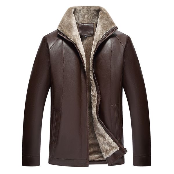 men's & faux fur m-4xl leather men cashmere liner thick warm mens jacket coats windbreaker casaco masculino, Black
men's & faux fur m-4xl leather men cashmere liner thick warm mens jacket coats windbreaker casaco masculino, Black