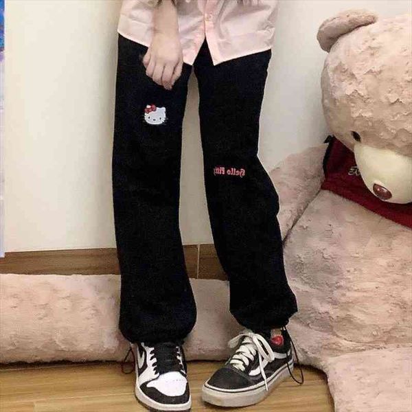 kawaii jogging sweatpants women harajuku oversize cartoon print black joggers sports pants soft girl style trousers femme, Black;white
kawaii jogging sweatpants women harajuku oversize cartoon print black joggers sports pants soft girl style trousers femme, Black;white