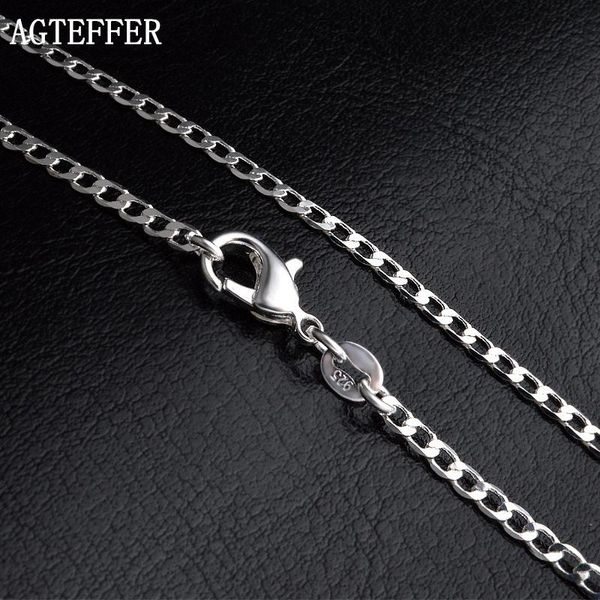 chains agteffer 925 sterling silver 16/18/20/22/24/26/28/30 inch 2mm side chain necklace for woman man fashion wedding jewelry gift
chains agteffer 925 sterling silver 16/18/20/22/24/26/28/30 inch 2mm side chain necklace for woman man fashion wedding jewelry gift