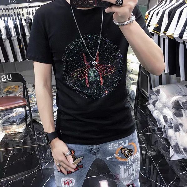 men's t-shirts short sleeve sale male fashion shirt bees puncture crew neck elastic stripes summer street gcwu, White;black
men's t-shirts short sleeve sale male fashion shirt bees puncture crew neck elastic stripes summer street gcwu, White;black