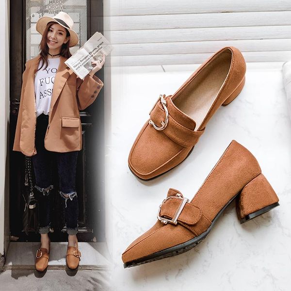 dress shoes ladies office woman metal decoration pumps heel designer brand chunky heels zapatos mujer, Black
dress shoes ladies office woman metal decoration pumps heel designer brand chunky heels zapatos mujer, Black
