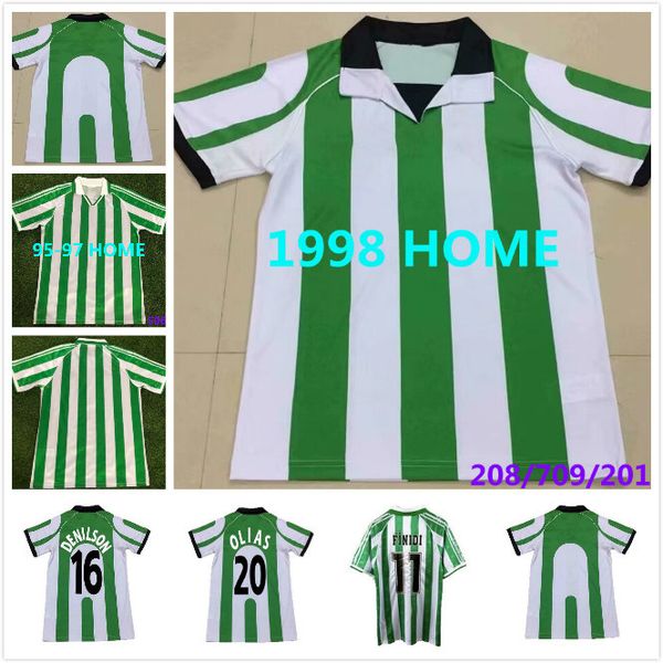 denilson 1997 1998 olias finidi mens retro soccer jerseys 1995 97 rerto home grenn white football shirt short sleeve uniforms, Black
denilson 1997 1998 olias finidi mens retro soccer jerseys 1995 97 rerto home grenn white football shirt short sleeve uniforms, Black