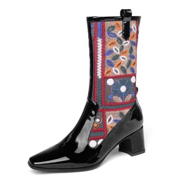 boots tuyoki genuine leather half short women national style flowers designer shoes zipper high heel size 34-43 6k0t, Black
boots tuyoki genuine leather half short women national style flowers designer shoes zipper high heel size 34-43 6k0t, Black