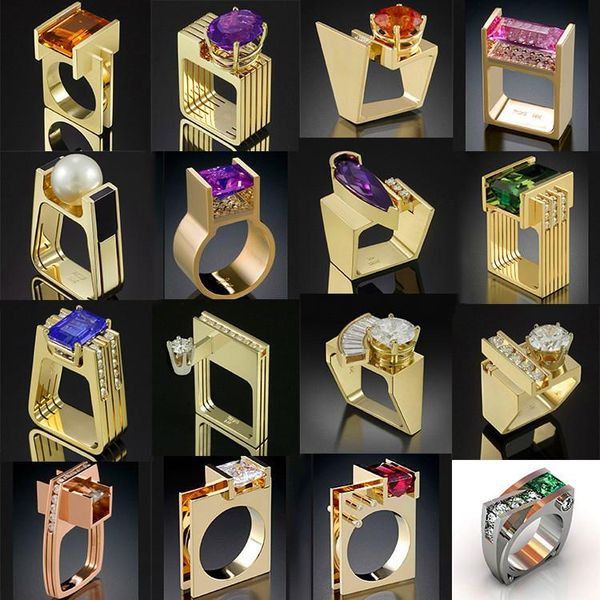 wedding rings cute princess female blue pink zircon stone ring luxury yellow gold promise love engagement for women, Slivery;golden
wedding rings cute princess female blue pink zircon stone ring luxury yellow gold promise love engagement for women, Slivery;golden