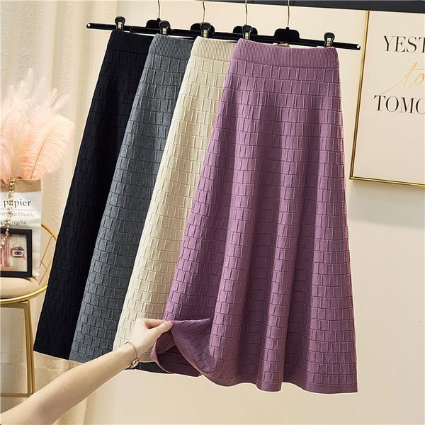 skirts a-line loose knit large swing skirt 2021 autumn korean plaid elastic high waist wool drs, Black
skirts a-line loose knit large swing skirt 2021 autumn korean plaid elastic high waist wool drs, Black