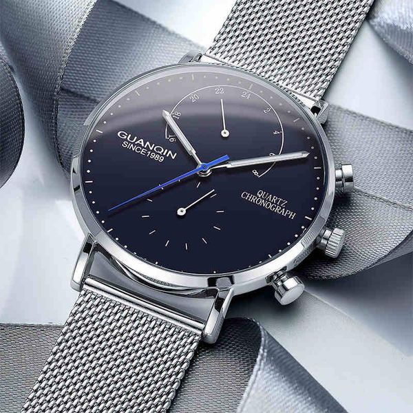 wristwatches relogio masculino guanqin 2021 luxury fashion casual watches brand ultrathin quartz watch men satch hd luminous, Slivery;brown
wristwatches relogio masculino guanqin 2021 luxury fashion casual watches brand ultrathin quartz watch men satch hd luminous, Slivery;brown