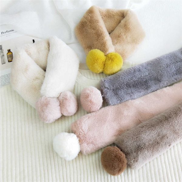 faux fur collar neck warmer plush scarf solid color double fur ball snood scarf pompom faux rabbit fur soft thicken long scarves h0923, Silver
faux fur collar neck warmer plush scarf solid color double fur ball snood scarf pompom faux rabbit fur soft thicken long scarves h0923, Silver