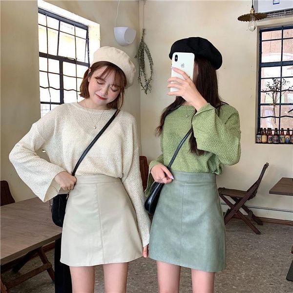 skirts woman autumn and winter high waist a- line skirt pu straight leather women faldas jupe, Black
skirts woman autumn and winter high waist a- line skirt pu straight leather women faldas jupe, Black